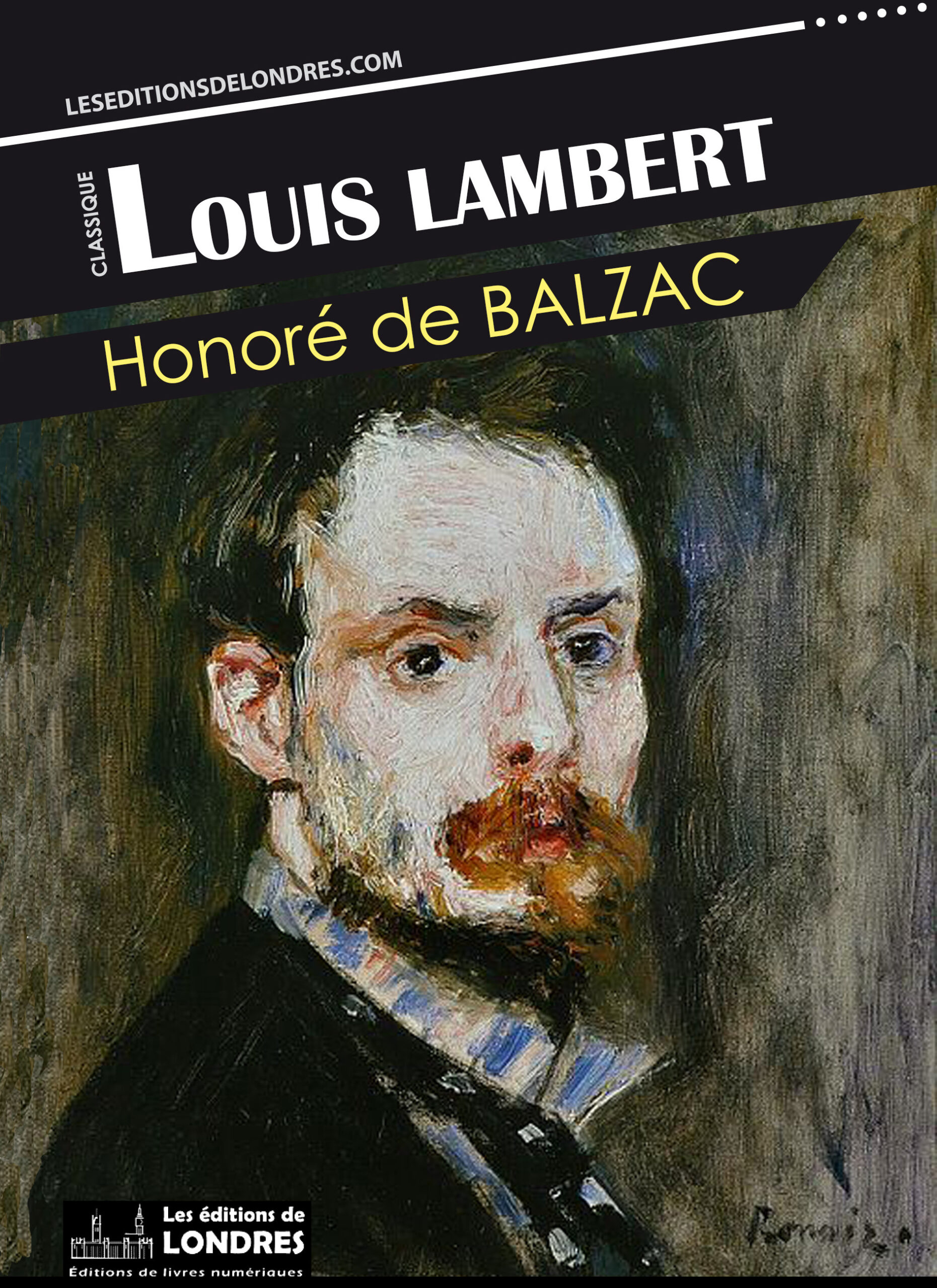 Honore de Balzac Couverture du livre Louis Lambert de Honoré de Balzac