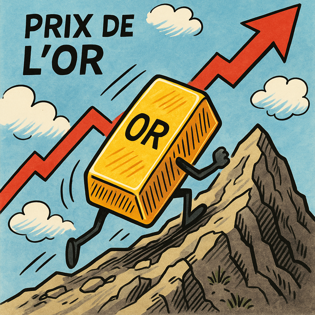 Le prix de l'or à son plus haut niveau Le prix de l'or à son plus haut niveau