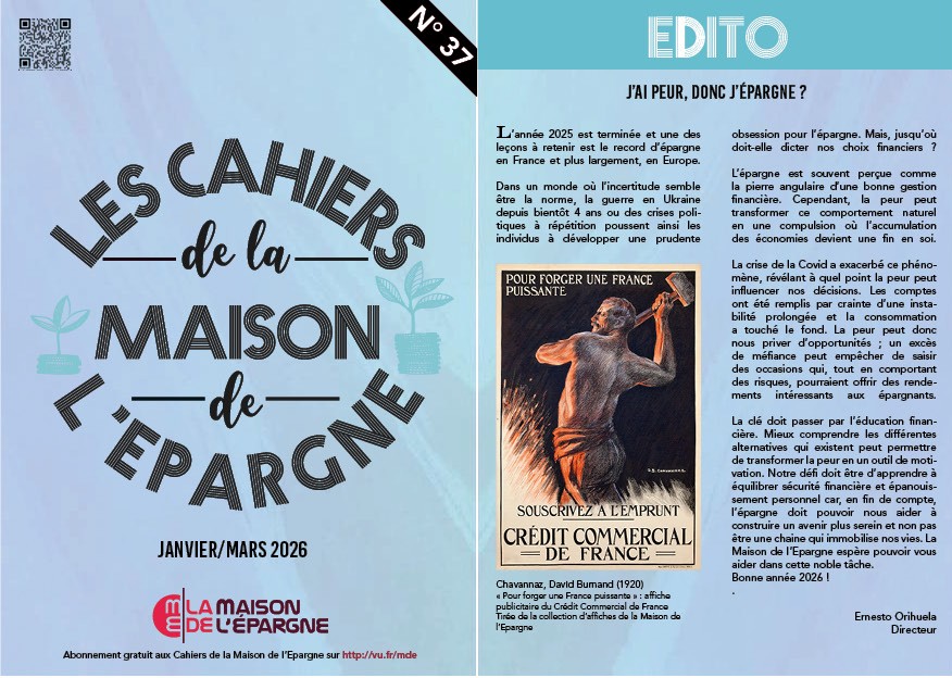 Les cahier de l'épargne N° 37 - Janvier 2026