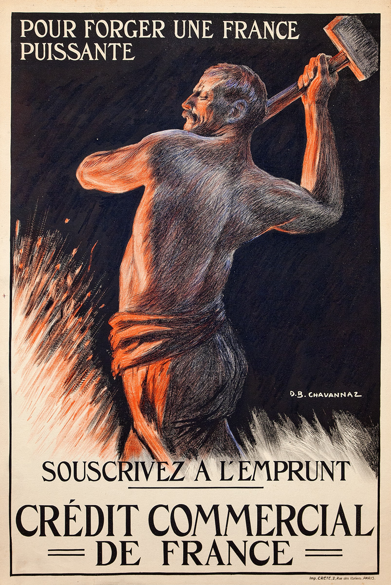 Affiche Maison de l'Epargne "La Dette"