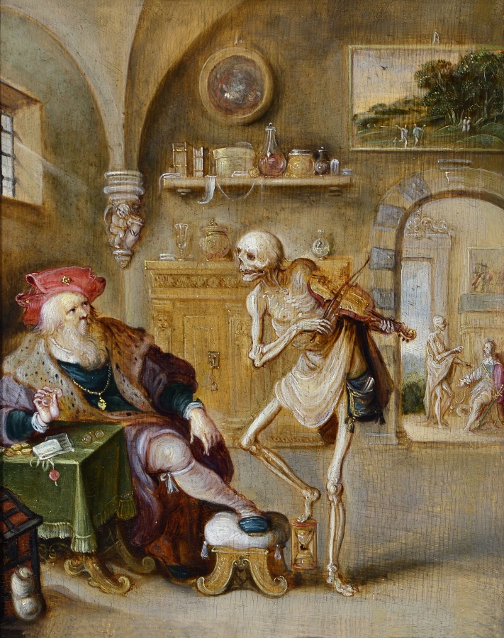 La vanité / La mort joue du violon. Frans Francken