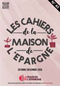 Les Cahier de l'Epargne 40 - octobre 2026