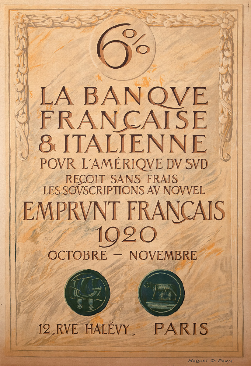 Emprunt Français 1920