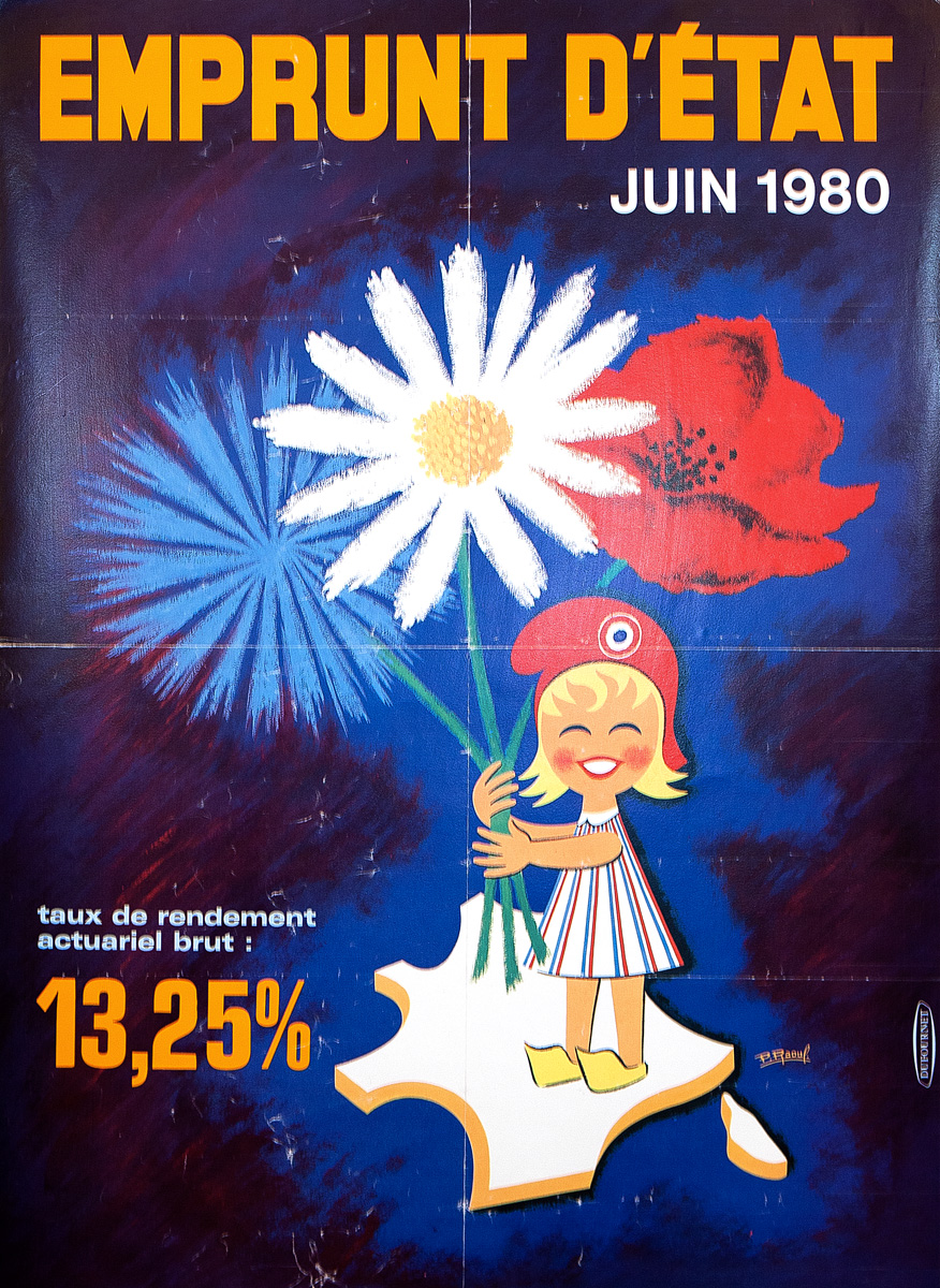 Emprunt d'état Juin 1980 taux de rendement actuariel brut : 13,25%