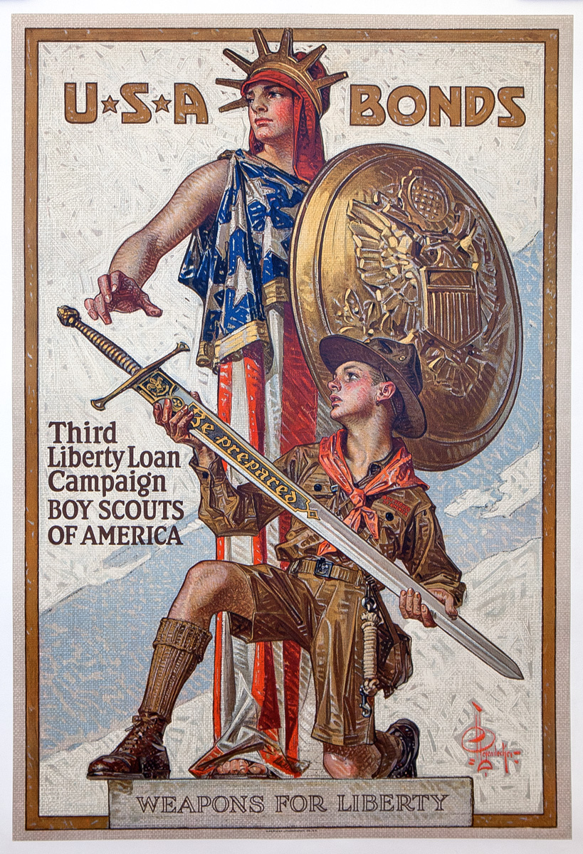 Third liberty loan campaign Boy scouts of America