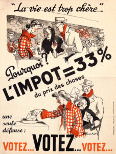 Pourquoi? L'impôt = 33% du prix des choses