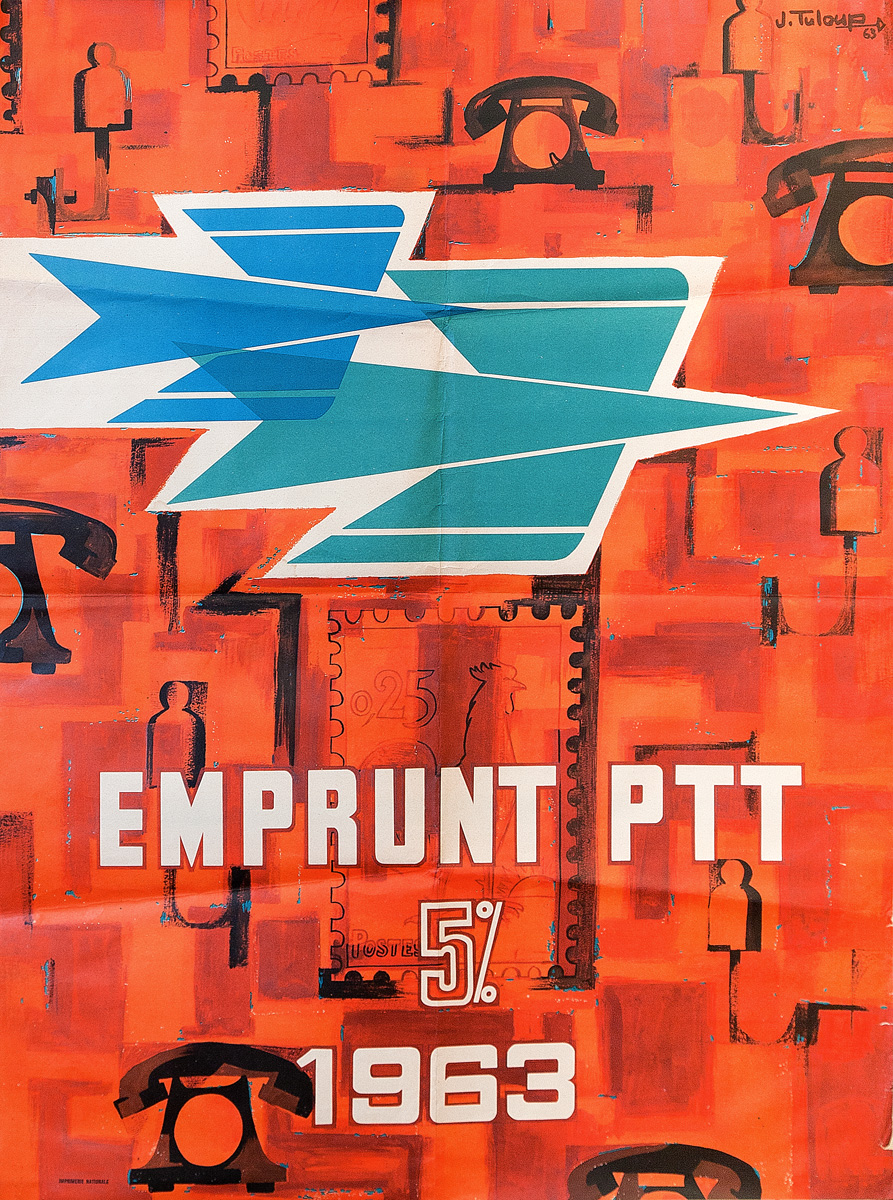 Emprunt PTT 5% 1963