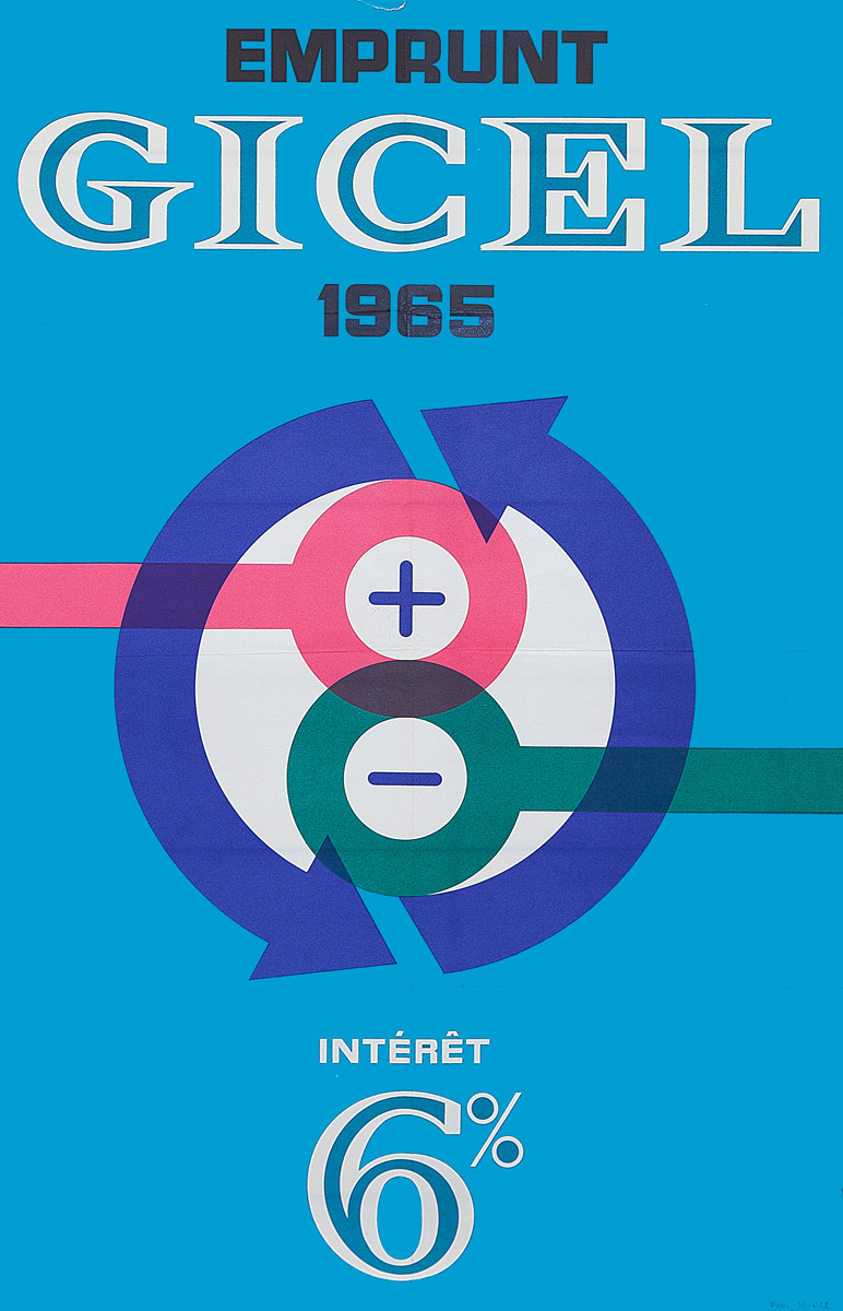 Emprunt GICEL 1965 Intérêt 6%