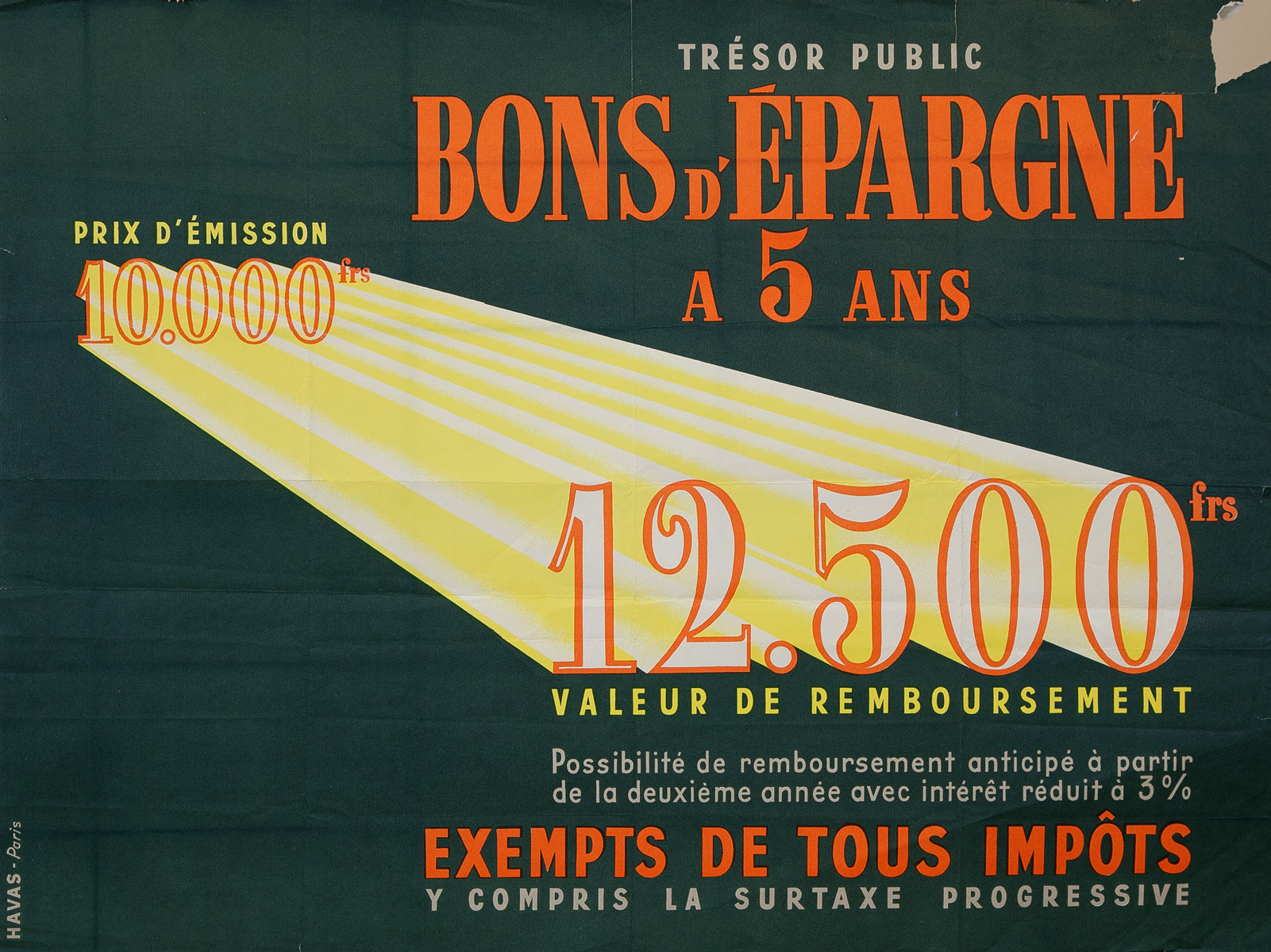 Bons d'épargne à 5 ans