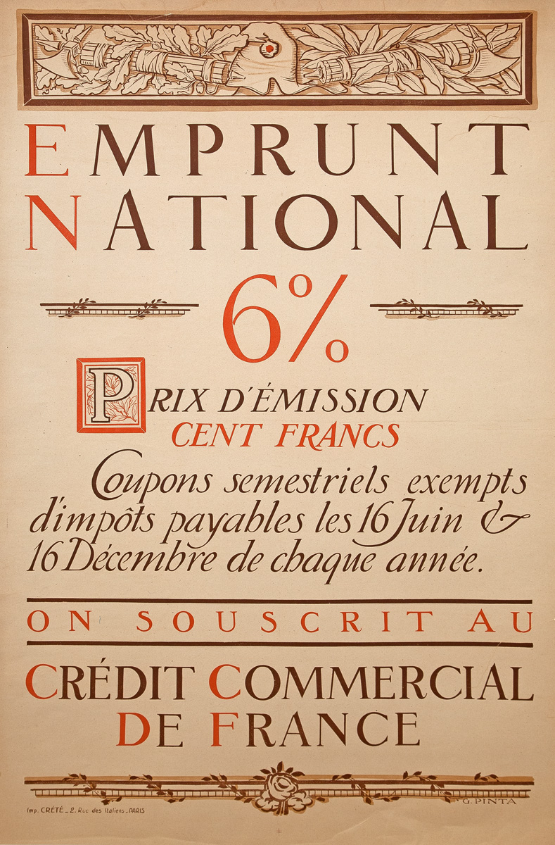 Emprunt national 6%