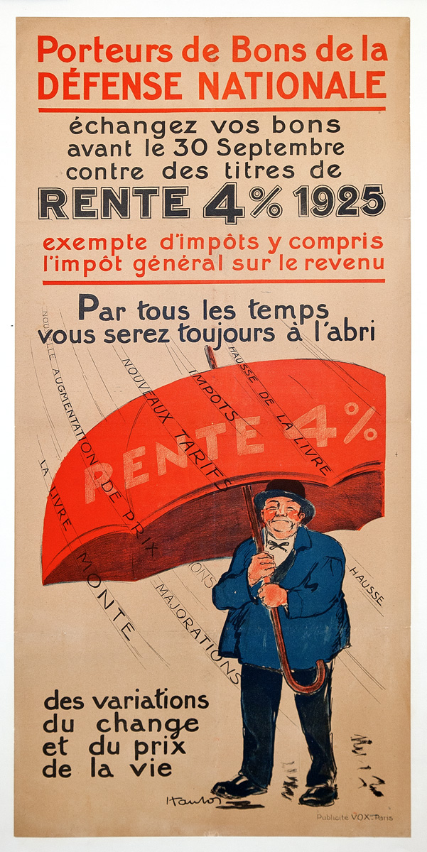 Porteurs de bons de la défense nationale rente 4% 1925