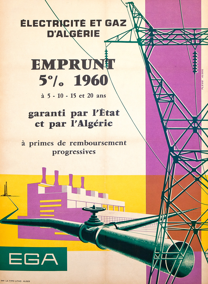 Emprunt 5% 1960 à 5 - 10 - 15 et 20 ans garanti par l'état et par l'Algérie